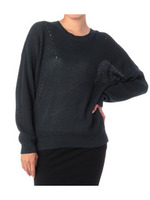 ドロップショルダーゆるニット/レッド系(064)