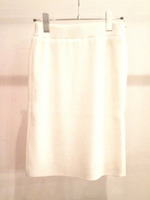 ニットリブタイトスカート/KHAKI