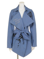 ビックカラートレンチ/ブラック