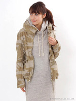 ビックフードジャケット/迷彩  