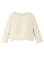 ピンヘッド織クロップドプルオーバー/グリーン系(322)