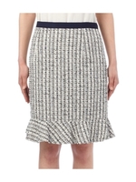 ファンシーツイードマーメイドスカート/ホワイト(001)