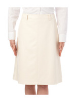 フェイクレザースカート/アイボリー(004)