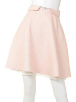 フラップツイードスカート/ピンク