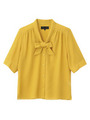 ボウタイカルゼシャツ/イエロー系(032)