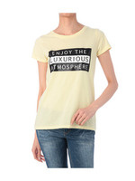 ボックスロゴTシャツ/イエロー系(032)