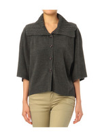 ポンチョ風カーディガン/ベージュ系(052)