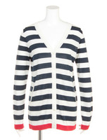 マリンニットカーデ/ホワイト