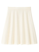 ミディ丈フレアスカート/オフホワイト(003)