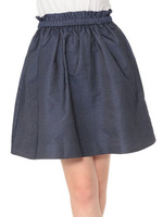 メモリーデニムスカート/ネイビー