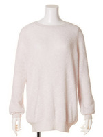 メランジニットプルオーバー/BLU