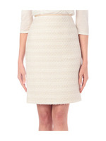 ラメ混エピツイードスカート/ベージュ系(450)