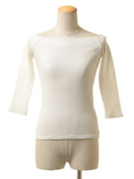 リブオフショルカットソー/PK