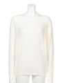 ルーズサマーニットTOP/WHT