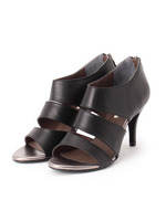 レザーブーティサンダル/ブラック(019)