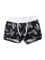 銃プリントボクサーパンツ/パープル(383)