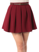 女の子タックスカート/ベージュ