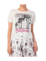 前結びヤシの木転写プルオーバー/グレー系(012)