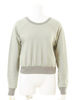 背中開き裏毛プルオーバー/PNK