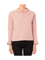 コットン混プルオーバーシャツ/ピンク系(071)