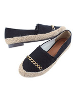 バイカラーキルティングジュートシューズ/ピンク/ホワイト