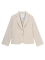 ビジューつきテーラードジャケット/ライトベージュ(051)