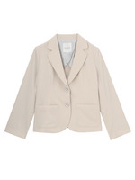 ビジューつきテーラードジャケット/ライトベージュ(051)