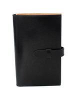 ブライドルレザーシステム手帳カバー/ブラック(019)