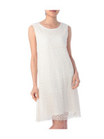 総レース切り替えワンピース/ホワイト(002)