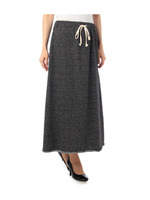裏毛ロングスカート/ブラック(019)