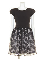ORGANDIE　DRESS/ブラック