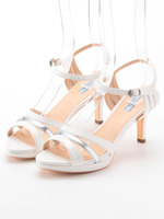 【ILIMA】ラインバイカラーストラップサンダル/ホワイトコンビ