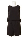 ショートパンツコンビネゾン/BLK