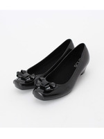 ツイストリボンレインシューズ/ブラック(019)