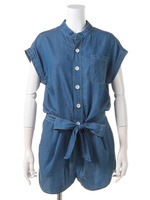 DENIM ALL IN ONE/インディゴ