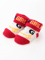 SMILEY  BABY  SOCKS/WHITE
