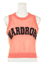 WARDROBEノースリーブニット/オレンジ