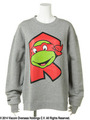 【HALFMAN×TMNT】 RAPHAEL CREW NECK/H/GRAY