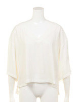 【LUX】 ディープVネックBL/アイスブルー