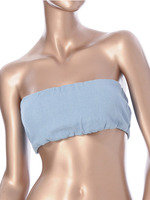 デニムチューブトップス/INDIGO