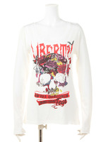 ロックスカルプリントロンT/オフホワイト