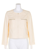 BAND　OF CRYSTAL CARDIGAN/ホワイト(030)