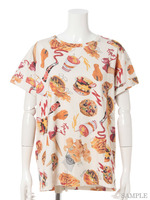 FUNNY JUNK FOOD TOPS/IVORY