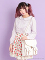 Heart Frill Blouse/Sax