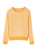 [L]ランダムボーダーニット/イエロー系(333)