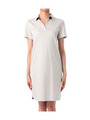 [S]ポイントカラー開襟ワンピース/グレー系(012)