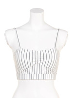 【BIJ】 ストライプカップベアCS/ブラック