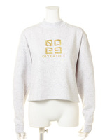 【HOLLYWOOD MADE】MISS. GIVE A SHIT BOTTLE NECK SWEATER/H.GRAY