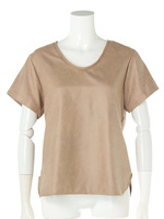 【Planet blue world】シルキースエードニュアンスT/ベージュ