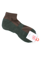 カラーブロッキングパイルソックス/サックス(390)